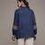 Blue essential-vasudha short top by ritu kumar