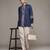 Blue essential-vasudha short top by ritu kumar