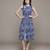 Blue jhanvi long dress by ritu kumar
