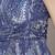 Blue jhanvi long dress by ritu kumar
