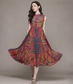 Multi kaleido long dress by ritu kumar