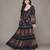 Black niloufer long dress by ritu kumar