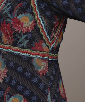 Black niloufer long dress by ritu kumar 3