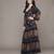 Black niloufer long dress by ritu kumar