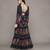 Black niloufer long dress by ritu kumar
