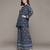 Blue ramya shirt with pant co-ord set by ritu kumar