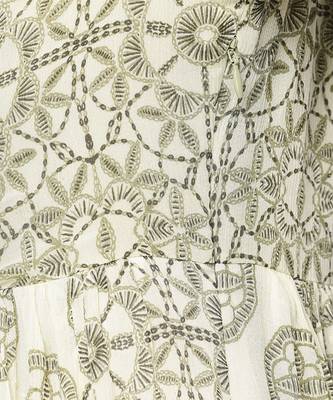 Green saatchi long dress by ritu kumar 3