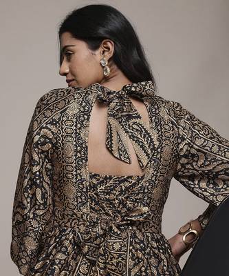 Black beige flowret dresses by ritu kumar 2