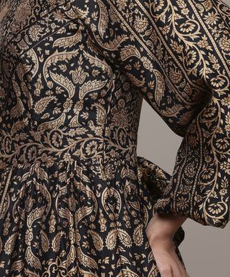Black beige flowret dresses by ritu kumar 4