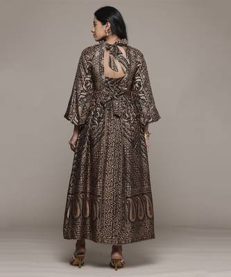 Black beige flowret dresses by ritu kumar 5