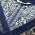 Blue beige brocade jamawar cape with inner and palazzo set by ritu kumar