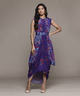 Royal purple poppy pushpanjali dresses by ritu kumar 1