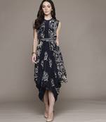 Black poppy pushpanjali dresses by ritu kumar