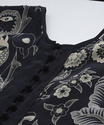 Black poppy pushpanjali dresses by ritu kumar 5