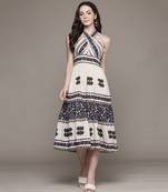 Off white florencia  long dress by ritu kumar