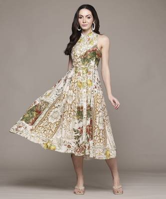 Off white pierra long dress by ritu kumar 1