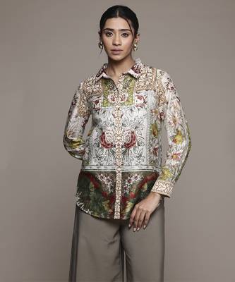Off white pierra shirt by ritu kumar 1