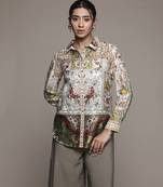 Off white pierra shirt by ritu kumar