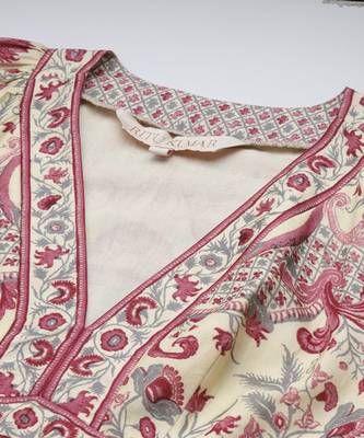 Off white zuri long dress by ritu kumar 2
