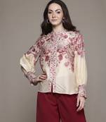 Off white zuri shirt by ritu kumar