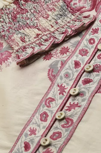 Off white zuri shirt by ritu kumar