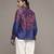 Blue zuri shirt by ritu kumar