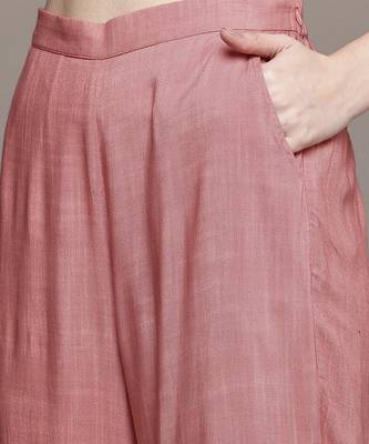 Peach Kurta Set By Ritu Kumar 3