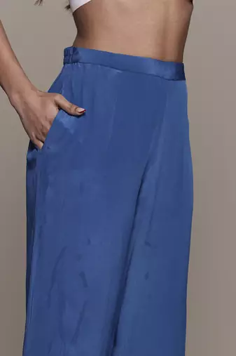 Blue kurta Set By Ritu Kumar