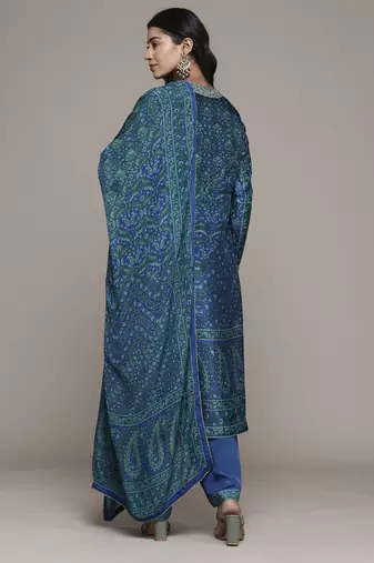 Blue kurta Set By Ritu Kumar