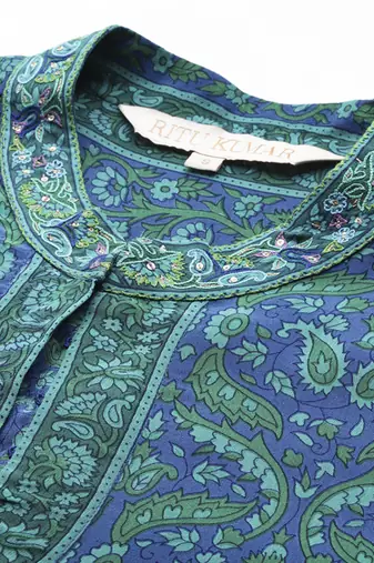 Blue Kurti By Ritu Kumar