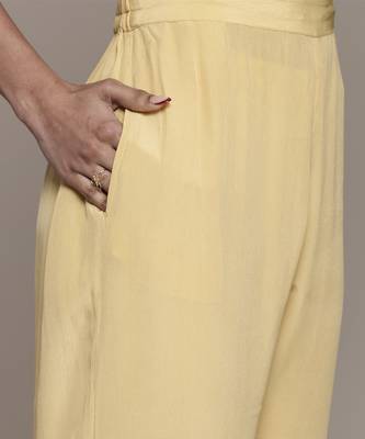 Yellow Kurta Set By Ritu Kumar 3