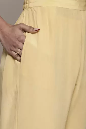 Yellow Kurta Set By Ritu Kumar