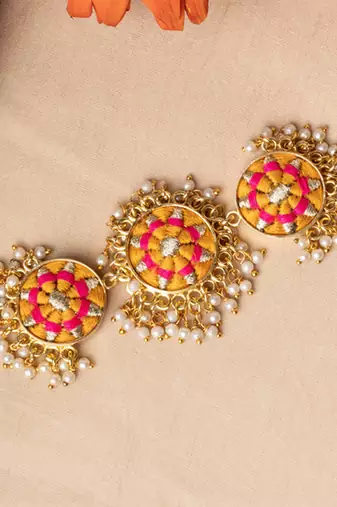 Golden blossom bracelet