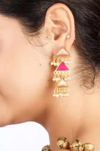 Peach dream danglers