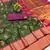 Olive woven silk blend banarasi paithani saree with blouse