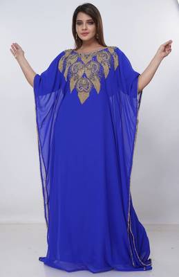baby-pink  kaftan women dress long gown farasha morocco wear 2