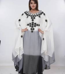 black  kaftan women dress long gown farasha morocco wear
