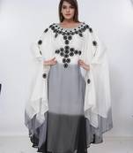 black  kaftan women dress long gown farasha morocco wear