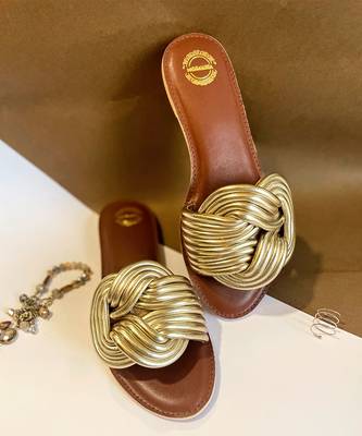 Gold infinity flats 2