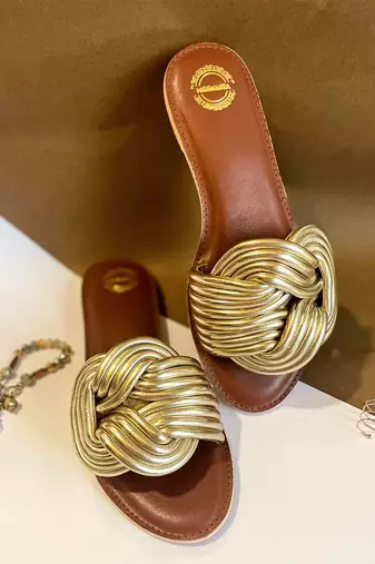 Gold infinity flats