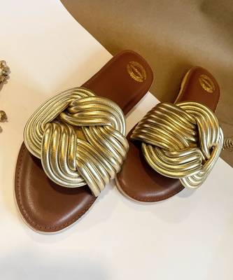 Gold infinity flats 3