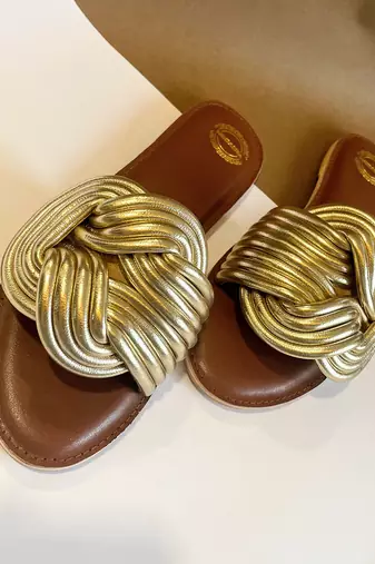 Gold infinity flats