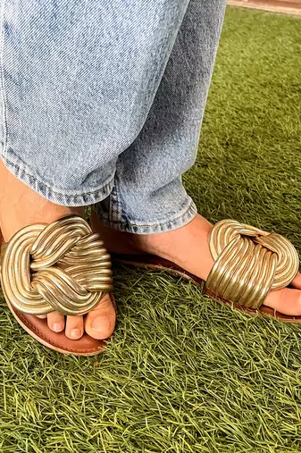 Gold infinity flats