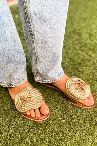 Gold infinity flats