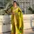 Mehendi green zari woven gudi padwa special paithani silk blend saree