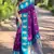 Warm purple soft silk blend contrast zari woven saree