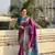 Purple pure tissue zari woven patola saree with contrast weaves
