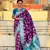 Purple banarasi contrast jaal soft silk blend zari woven saree
