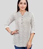 Saree swarg rayon printed short kurti