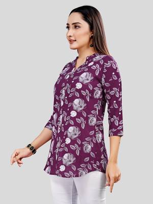  rayon printed short kurti 3